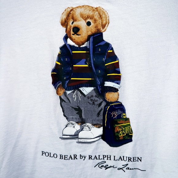 Rugby Polo Bear By Ralph Lauren Kids L/S - Picture 4 of 5